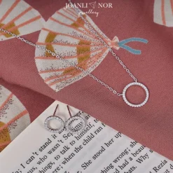 JOANLI NOR ANNANOR CIRKEL SØLV MED SYNTETISK ZIRKONIA - 30450470900