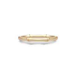 JULIE SANDLAU BAMBOO RING SMALL 14 KARAT GULD - YG14-RI353
