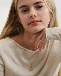 KAY BOJESEN JEWELRY ABE HALSKÆDE FORGYLDT SØLV MED KÆDE - KBJ-1