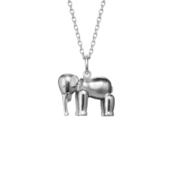 KAY BOJESEN JEWELRY ELEFANT HALSKÆDE SØLV MED KÆDE - KBJ-5