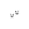 KLEOPATRA ØRERINGE 14 KARAT HVIDGULD MED BRILLANT 0,10 CARAT - 1136,10