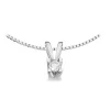 KLEOPATRA VEDHÆNG 14 KARAT HVIDGULD MED BRILLANT 0,15 CT. W/SI - 2136,15