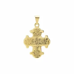 LUND COPENHAGEN DAGMARKORS VEDHHÆNG 8 KARAT GULD MED FADERVOR - 306067-L