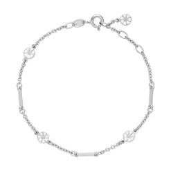 LUND COPENHAGEN SØLV ARMBÅND MARGUERIT PIND - 9015049-H