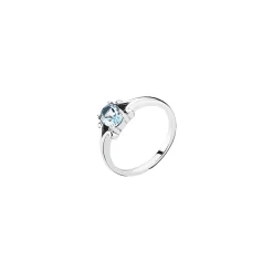 LUND COPENHAGEN SØLV RING MED TOPAZ - 9071037-16