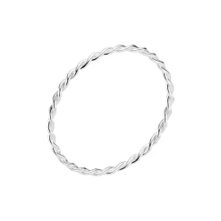 LUND COPENHAGEN SNOET SØLV ARMRING - 9031424