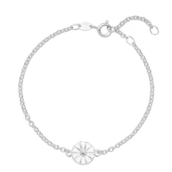 LUND SØLV ARMBÅND MED MARGUERIT - 901009-H
