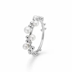 MADS Z BUBBLES N' PEARLS RING SØLV MED PERLER - 2143166