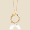 MADS Z BUBBLES N' PEARLS VEDHÆNG 14 KARAT GULD MED PERLER - 1533166