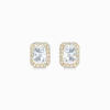 MADS Z CELESTIAL BY MEDINA 8 KARAT GULD ØRERINGE MED TOPAS - 3316900