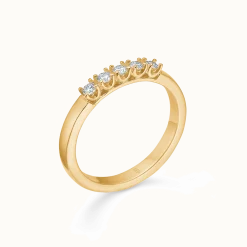 MADS Z CROWN ALLIANCE RING I 14 KARAT GULD MED BRILLANTER - 1541845