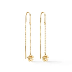 MADS Z FLEUR 14 KARAT ØRERINGE MED DIAMANTER - 1501108