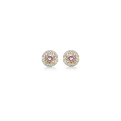 MADS Z FLORENCE ØRERINGE MED MORGANIT OG 0,15CT WESSELTON SI - 1516022