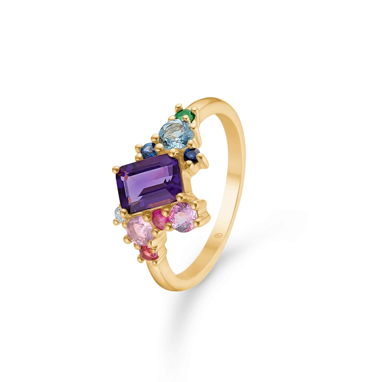 MADS Z FOUR SEASON SUMMER 14 KARAT GULDRING MED ÆDELSTEN - 1546030