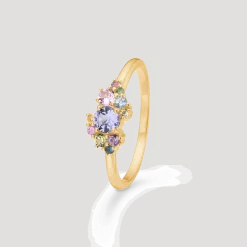 MADS Z LITTLE PRINCE RING I 14 KARAT GULD MED ÆGTE ÆDELSTENE - 1546098