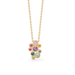 MADS Z LUXURY RAINBOW 14 KARAT GULD HALSKÆDE RAINBOW - 1534062