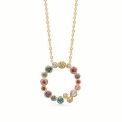 MADS Z LUXURY RAINBOW PETIT 14 KARAT GULD HALSKÆDE - 1534066
