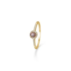MADS Z MADELEINE RING 14 KARAT GULD MED PINK GRANAT - 1546012