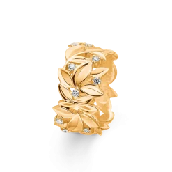 MADS Z OLIVE LOVE 14 KARAT GULD RING MED 0,28 CT W/SI - 1541104