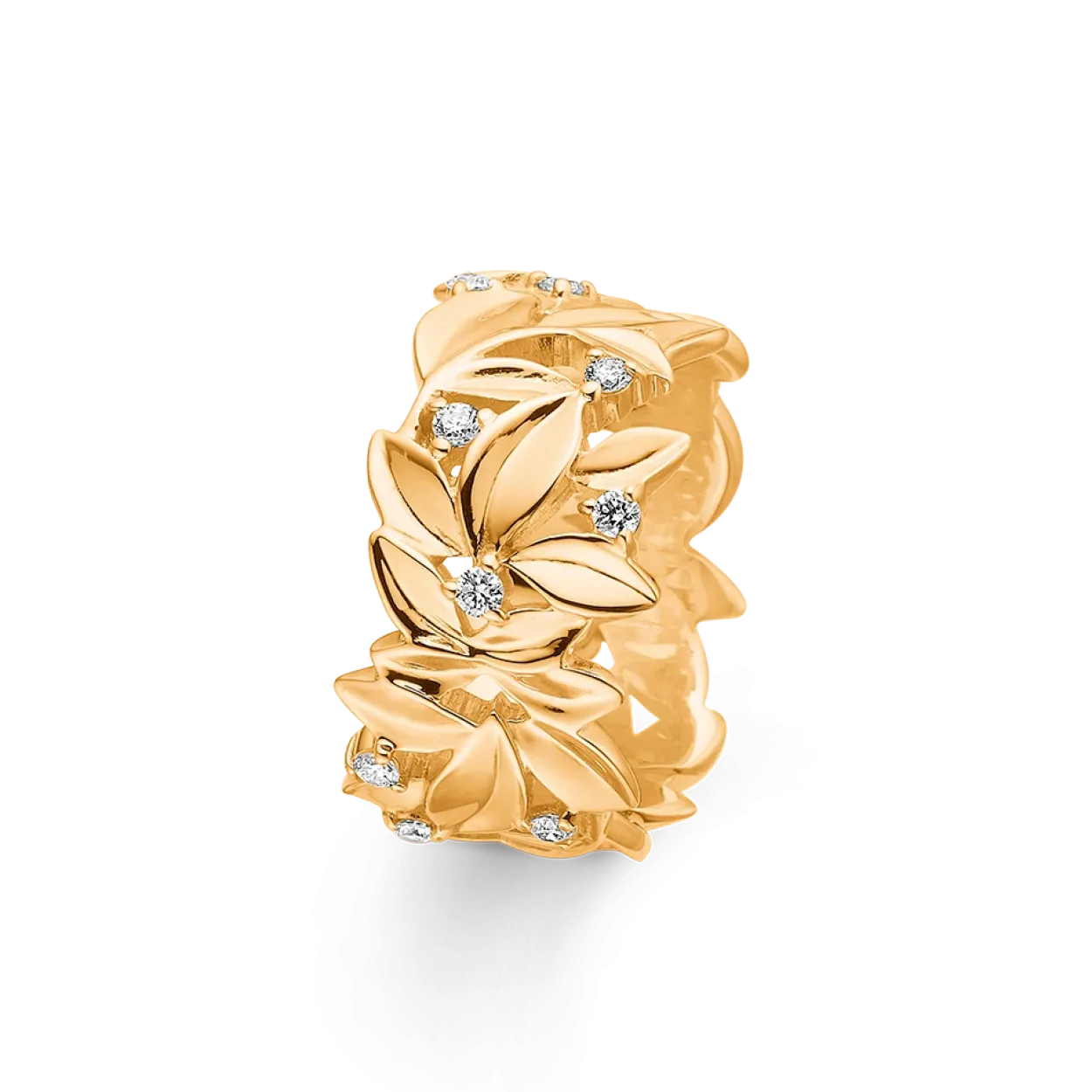 MADS Z OLIVE LOVE 14 KARAT GULD RING MED 0,28 CT W/SI - 1541104