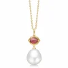 MADS Z PEARL DELIGHT 14 KT GULD HALSKÆDE MED PERLE - 1536172