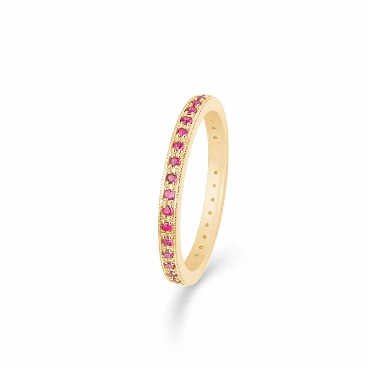 MADS Z POETRY RING 14 KARAT GULD MED RUBINER - 1544059