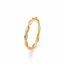 MADS Z POETRY TWIST RING 14 KARAT GULD RING SNOET - 1540025