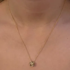 MADS Z ROSALIE VEDHÆNG 8 KARAT MED FORGYLDT KÆDE- 3330156