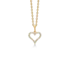 MADS Z TENDER HEART 14 KARAT HALSKÆDE MED HJERTE OG BRILLIANTER - 1531312