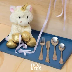 NOA KIDS BESTIK RUSTFRIT STÅL MED ENHJØRNING - 93002527008