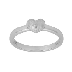 NOA KIDS RING SØLV HJERTE - 134 001