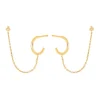 NORDAHL JEWELLERY CANDY52 ØRERINGE SØLV FORGYLDT - 325 715-3