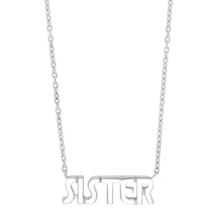 NORDAHL JEWELLERY HALSKÆDE SØLV SISTER - 225 138