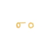 NORDAHL JEWELLERY HAPPY52 ØRERINGE I FORGYLDT SØLV - 30290605900