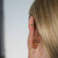 NORDAHL JEWELLERY 14 KARAT LABRET PIERCING MED 2 MM KUGLE - 30140000500