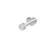 NORDAHL JEWELLERY LABRET PIERCING SØLV MED ZIRKONIA - 30140080900