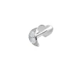 NORDAHL JEWELLERY LABRET PIERCING SØLV MED ZIRKONIA - 30140060900