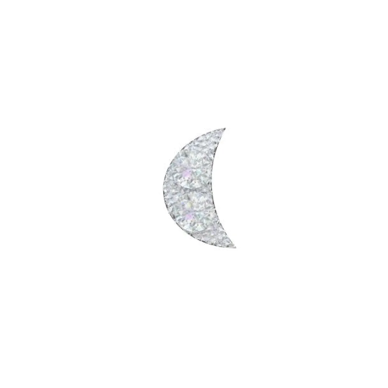 NORDAHL JEWELLERY LABRET PIERCING SØLV MED ZIRKONIA - 30140060900