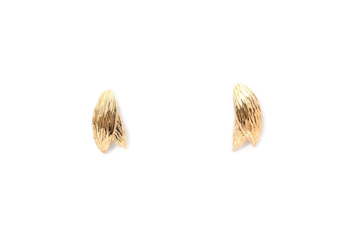 PER BORUP DAPHNE ØRERINGE 14 KARAT GULD - 982Ø