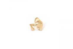 PER BORUP KAYA 14 KARAT GULD RING STOR MED 0,05 CT BRILLIANT - 1140RX