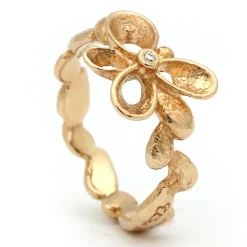 PER BORUP VIOLINA RING 14 KARAT GULD MED BRILLANT - 720RX