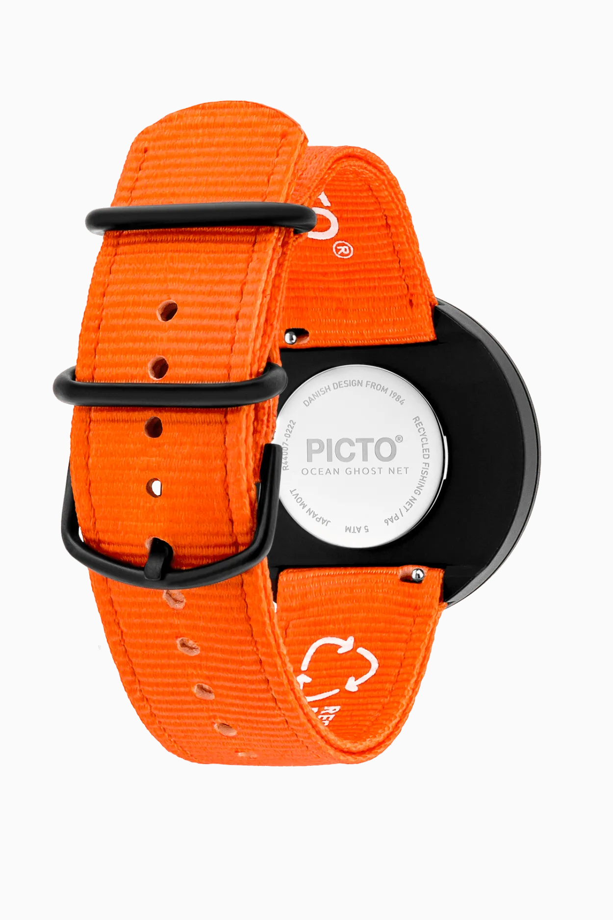 PICTO 40MM SIGNAL ORANGE RECYCLED REM - R44007-R008