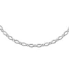 RANDERS SØLV HALSKÆDE SØLV OVAL LED - 506407