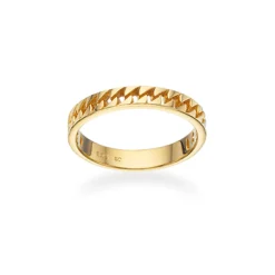 SCORUPLES RING SØLV FORGYLDT MED PANSER - 726202