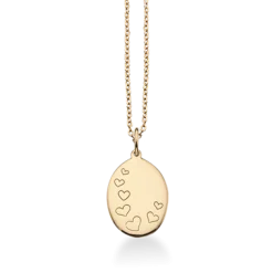 SCROUPLES AMULET HJERTE 8 KARAT GULD - 211353