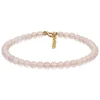 SCROUPLES ARMBÅND I SØLV FORGYLDT MED ROSA QUARTZ - 39082A,M