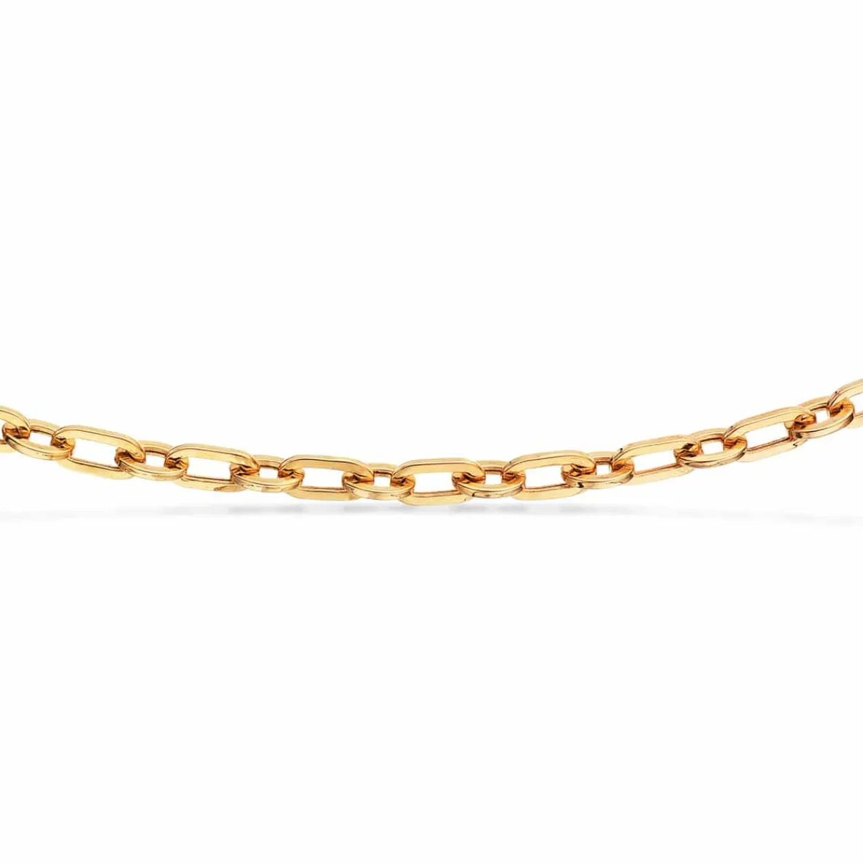 SCROUPLES ARMBÅND OVAL FORGYLDT SØLV - 611312