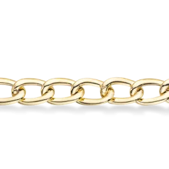 SCROUPLES ARMBÅND SØLV FORGYLDT CHUNKY LINK - 37892,18