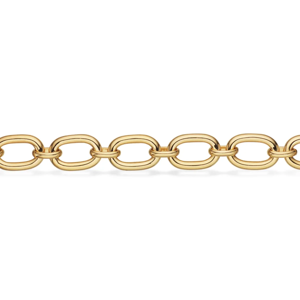 SCROUPLES ARMBÅND SØLV FORGYLDT LÆNKE - 38562A,M
