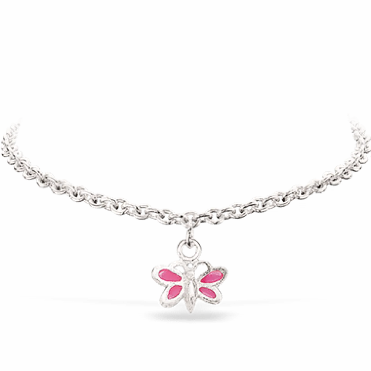 SCROUPLES ARMBÅND SØLV MED SOMMERFUGL - 671382